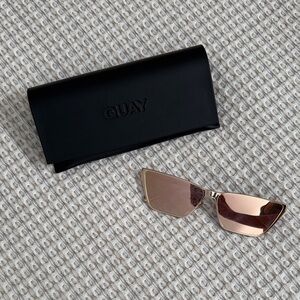 Quay BAD HABIT ADORNED - Gold Sunglasses